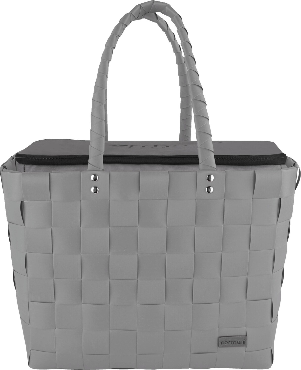 

Сумка шоппер normani Flechtkorb mit großer Kühltasche, антрацит