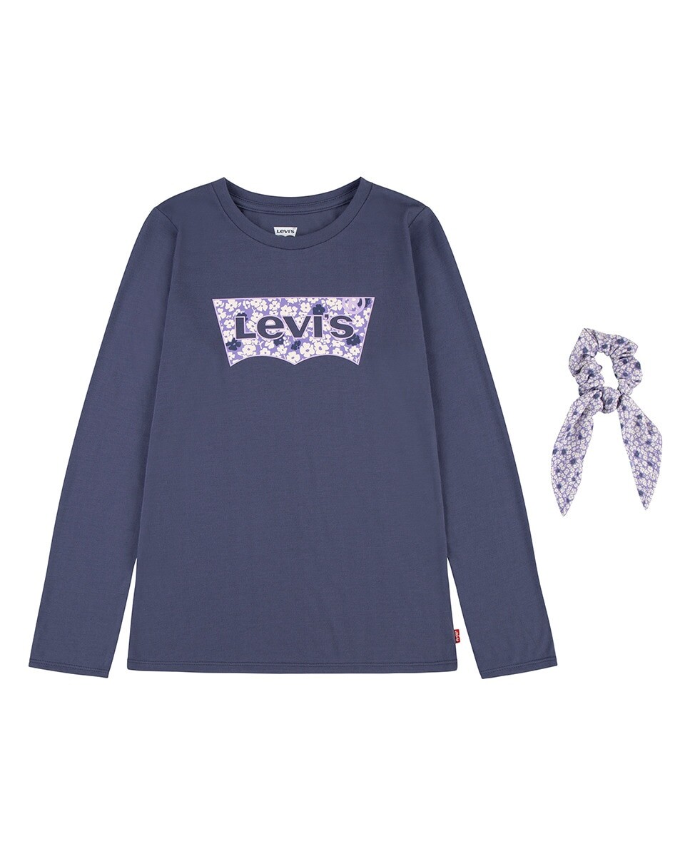 

Футболка с коротким рукавом для девочки Levi's, синий
