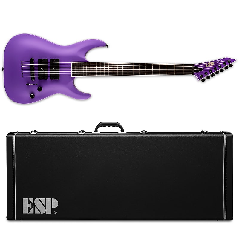 Электрогитара ESP LTD SC-607 Baritone Stephen Carpenter Purple Satin Electric Guitar + Hard Case SC-607B SC607