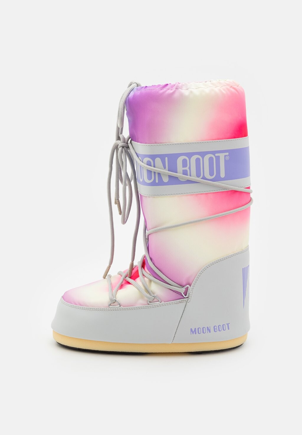 

Зимние ботинки Icon Tie Dye Moon Boot, цвет glacier grey