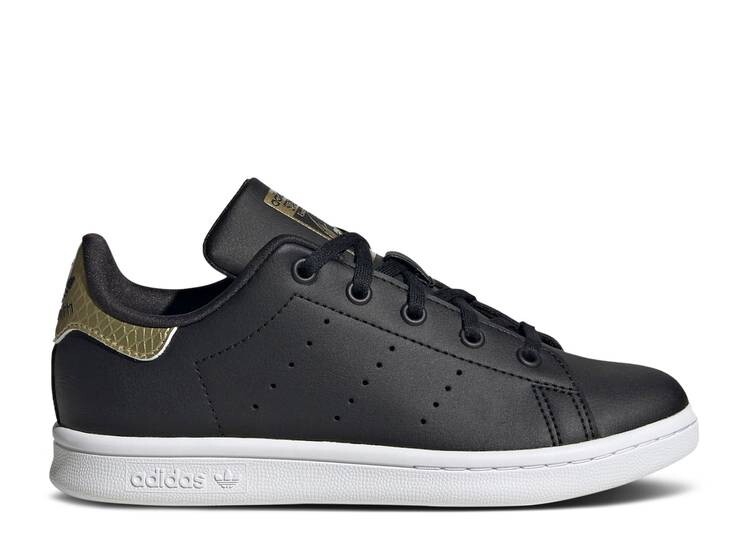 

Кроссовки Adidas STAN SMITH LITTLE KID 'BLACK GOLD', черный