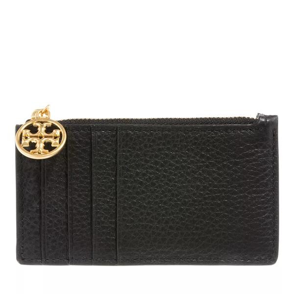 

Кошелек miller top-zip card case Tory Burch, черный