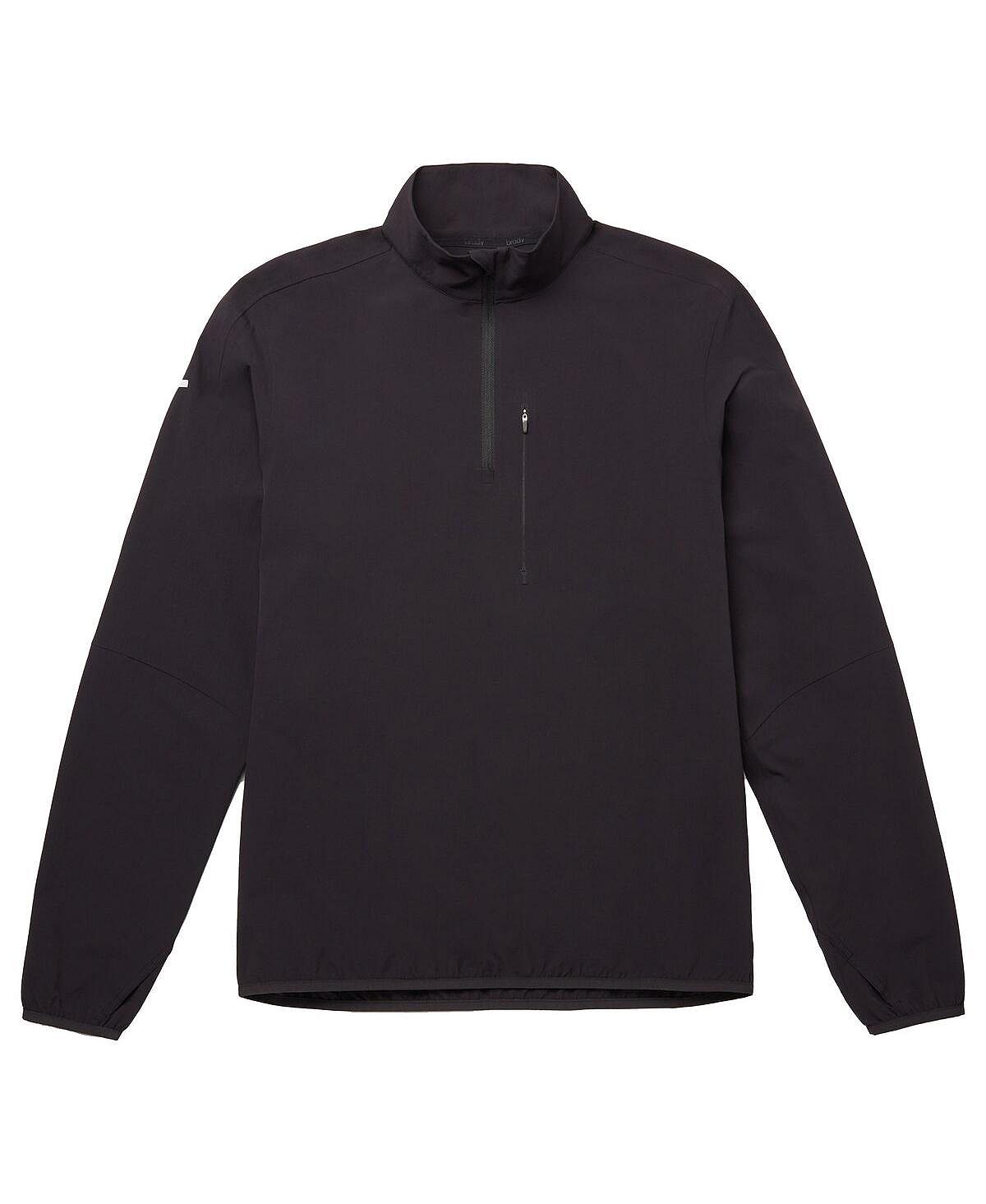 Мужской черный пуловер с молнией до половины нулевого веса BRADY цена и фото