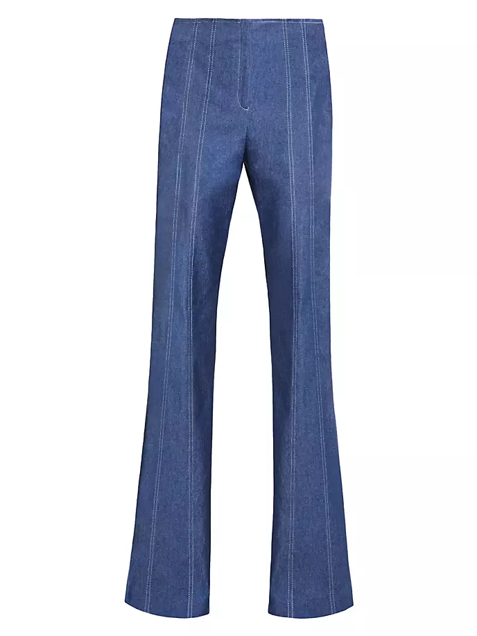 цена Расклешенные брюки Bella Santorelli, синий