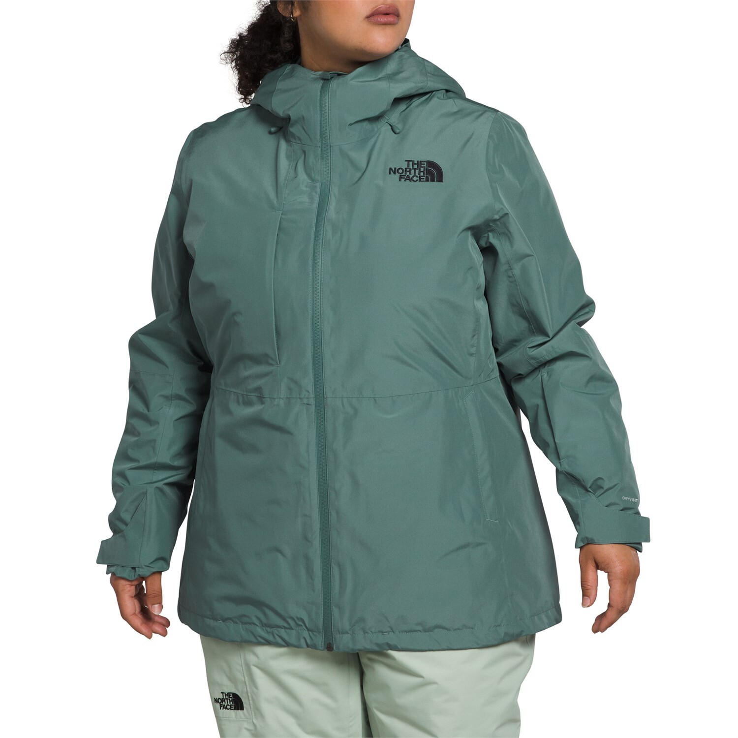 Куртка The North Face Plus ThermoBall Eco Snow Triclimate, цвет Dark Sage куртка the north face thermoball eco 2 0 plus цвет dark sage