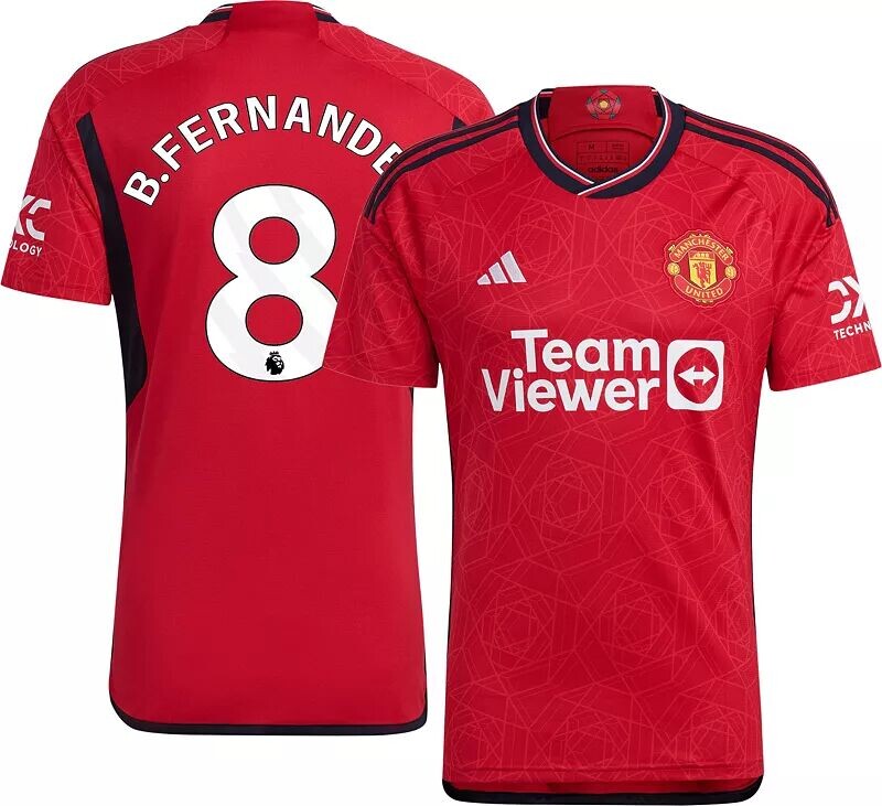 

Adidas Manchester United Bruno Fernandes #8 Домашняя реплика Джерси