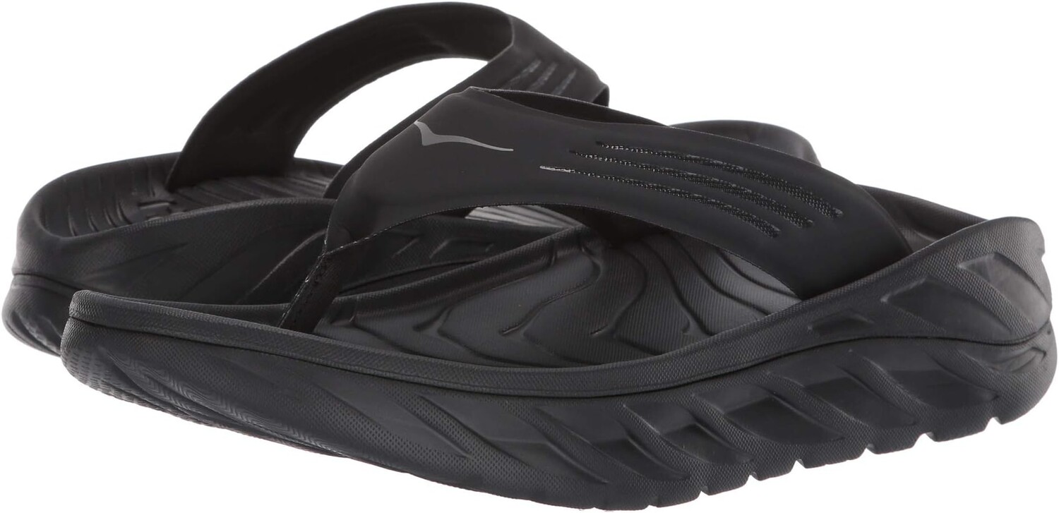 

Шлепанцы Ora Recovery Flip Hoka, цвет Balsam Green/Mercury