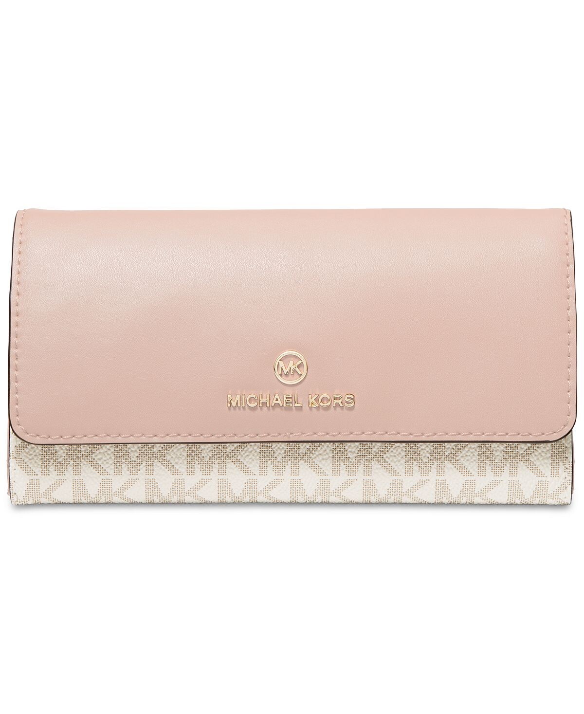 

Большой кошелек тройного сложения с логотипом Jet Set Michael Kors