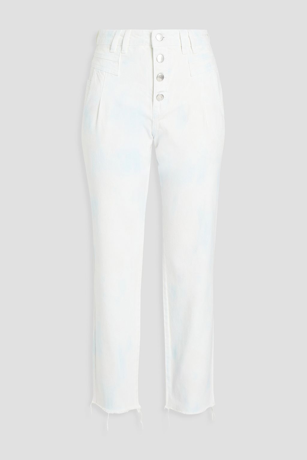 цена Укороченные джинсы-бойфренды MAJE, белый