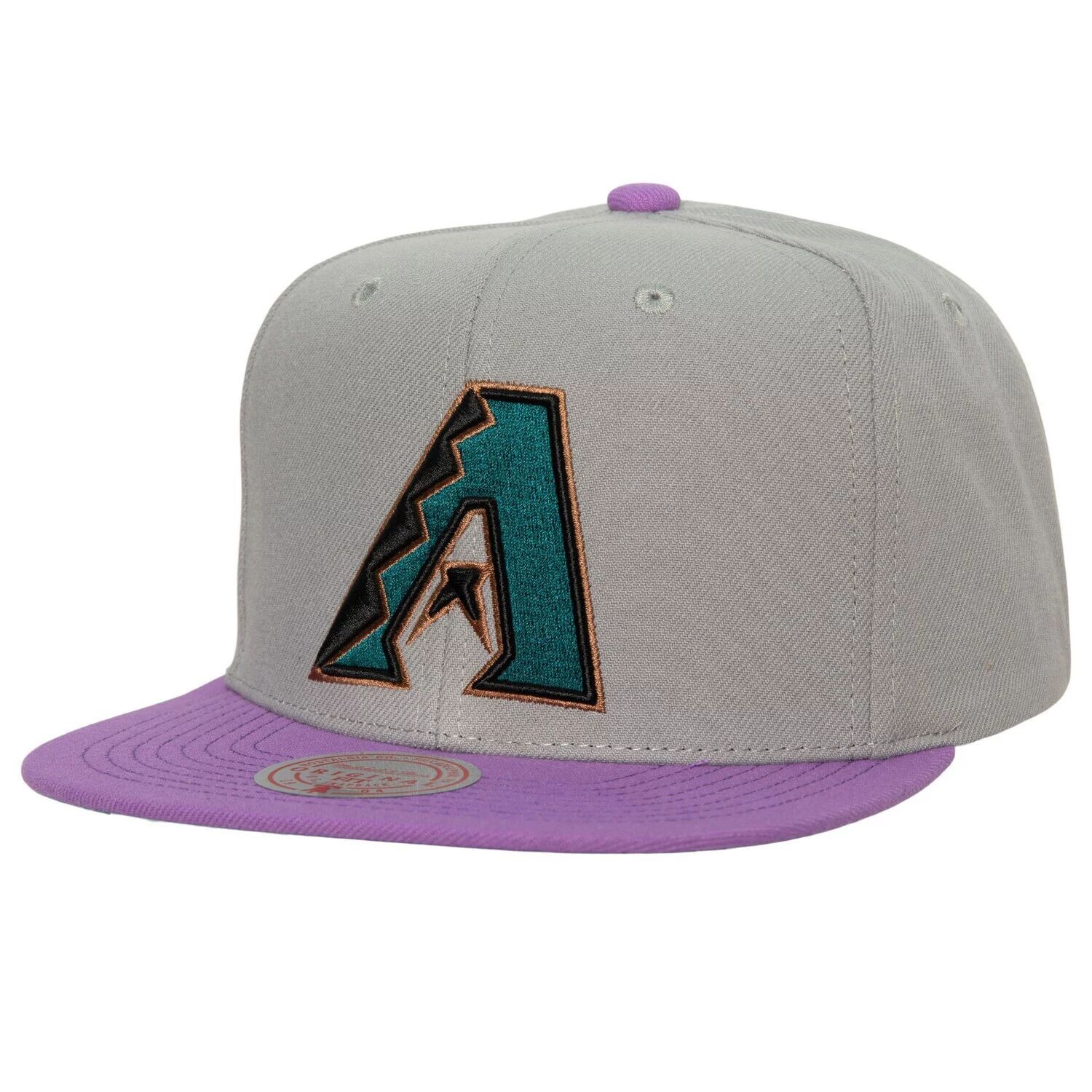 

Мужская шляпа Snapback Mitchell & Ness Grey Arizona Diamondbacks Cooperstown Collection Away Snapback