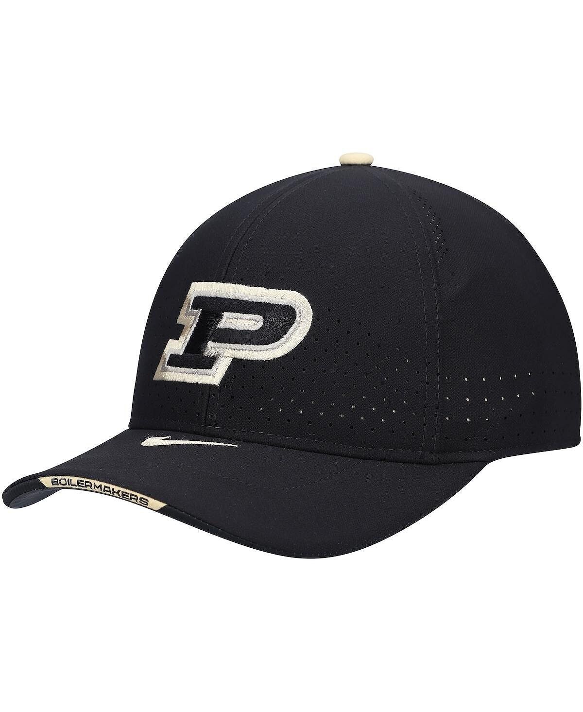 

Мужская черная кепка Purdue Boilermakers 2021 Sideline Classic99 Performance Flex Hat Nike
