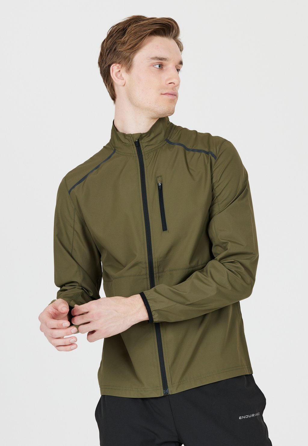 Куртка тренировочная HUGOEE Endurance, цвет ivy green тренировочная куртка endurance linas цвет schwarz