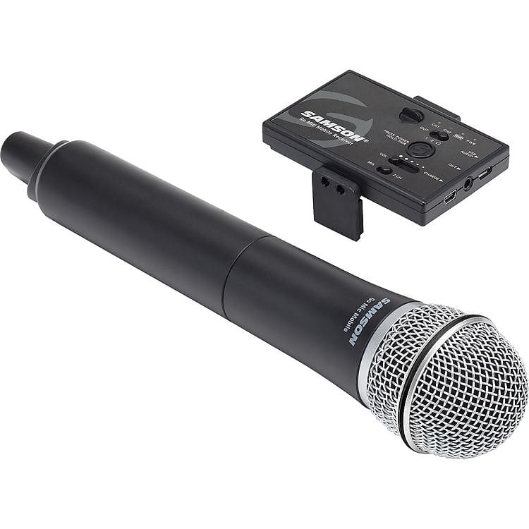 микрофон samson go mic mobile handheld wireless microphone system Беспроводная система Samson Go Mic Mobile Handheld Wireless Microphone System