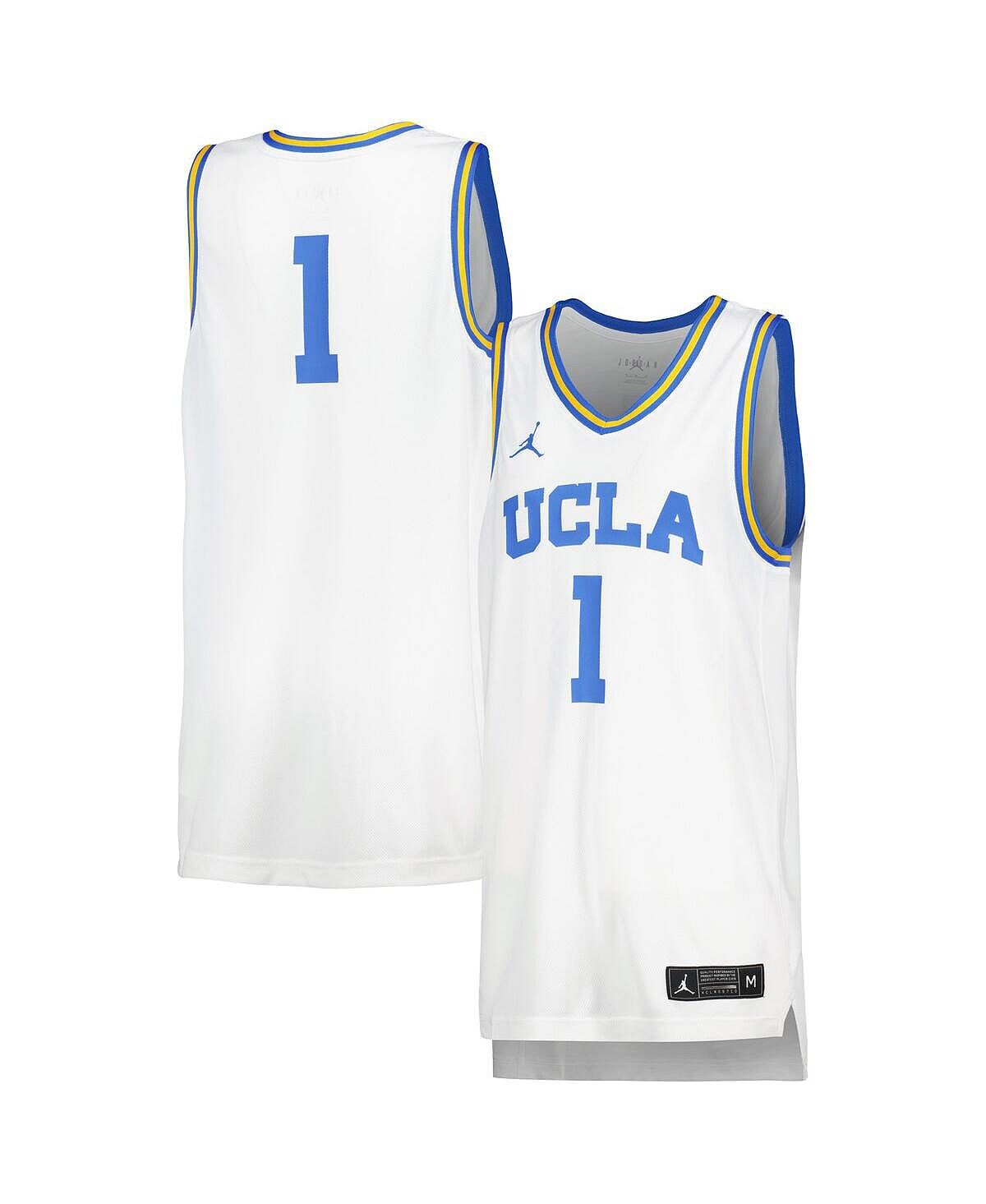 

Реплика белого женского баскетбольного джерси бренда №1 Ucla Bruins Jordan, белый