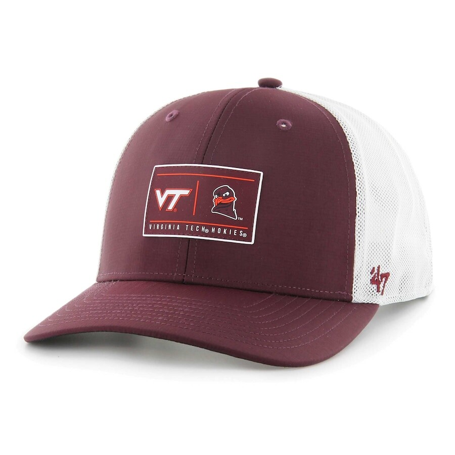 

Бейсболка 47 Virginia Tech Hokies, бордовый