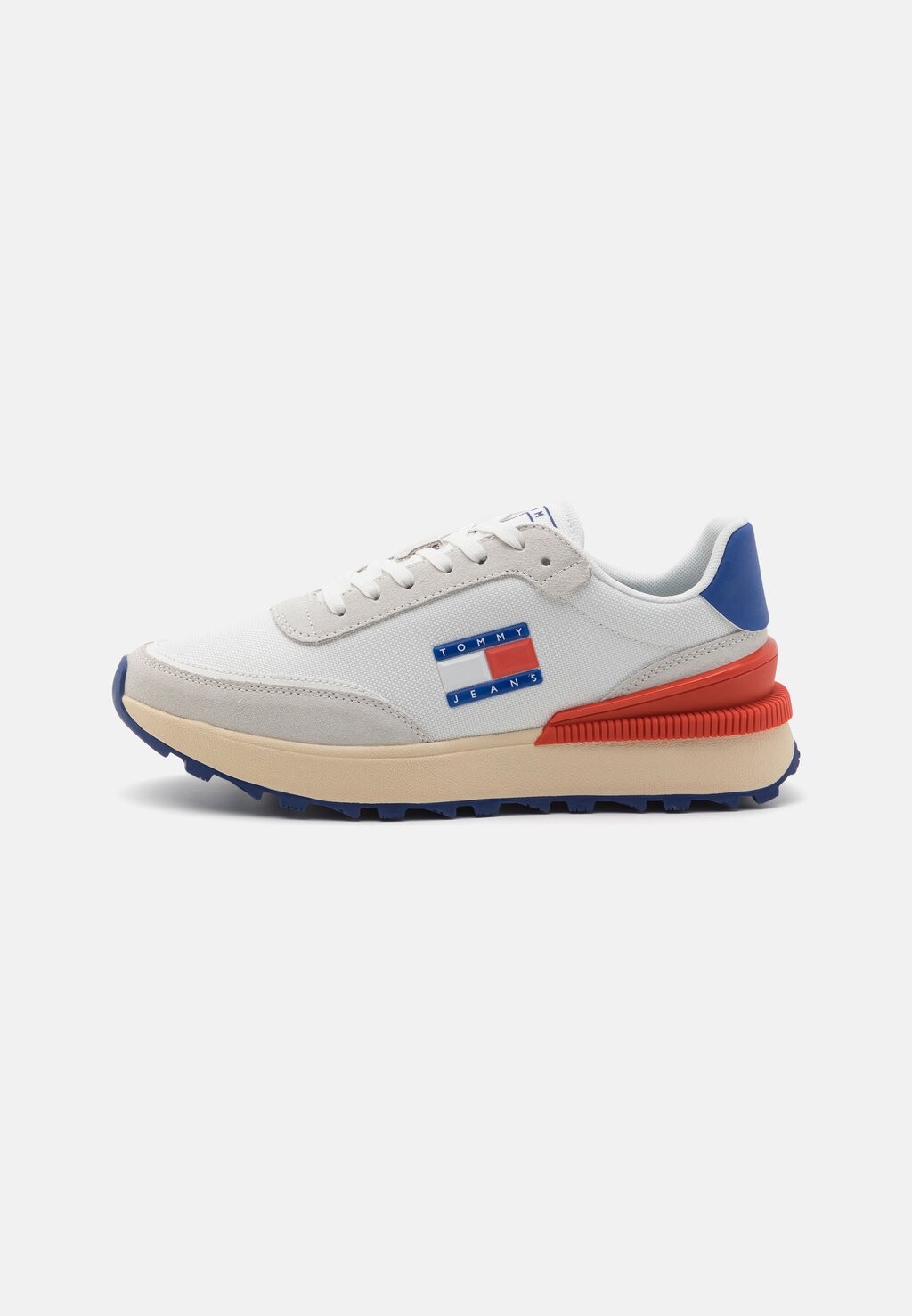 

Кроссовки Tommy Jeans Tjm Tech Runner, белый/бежевый/оранжевый