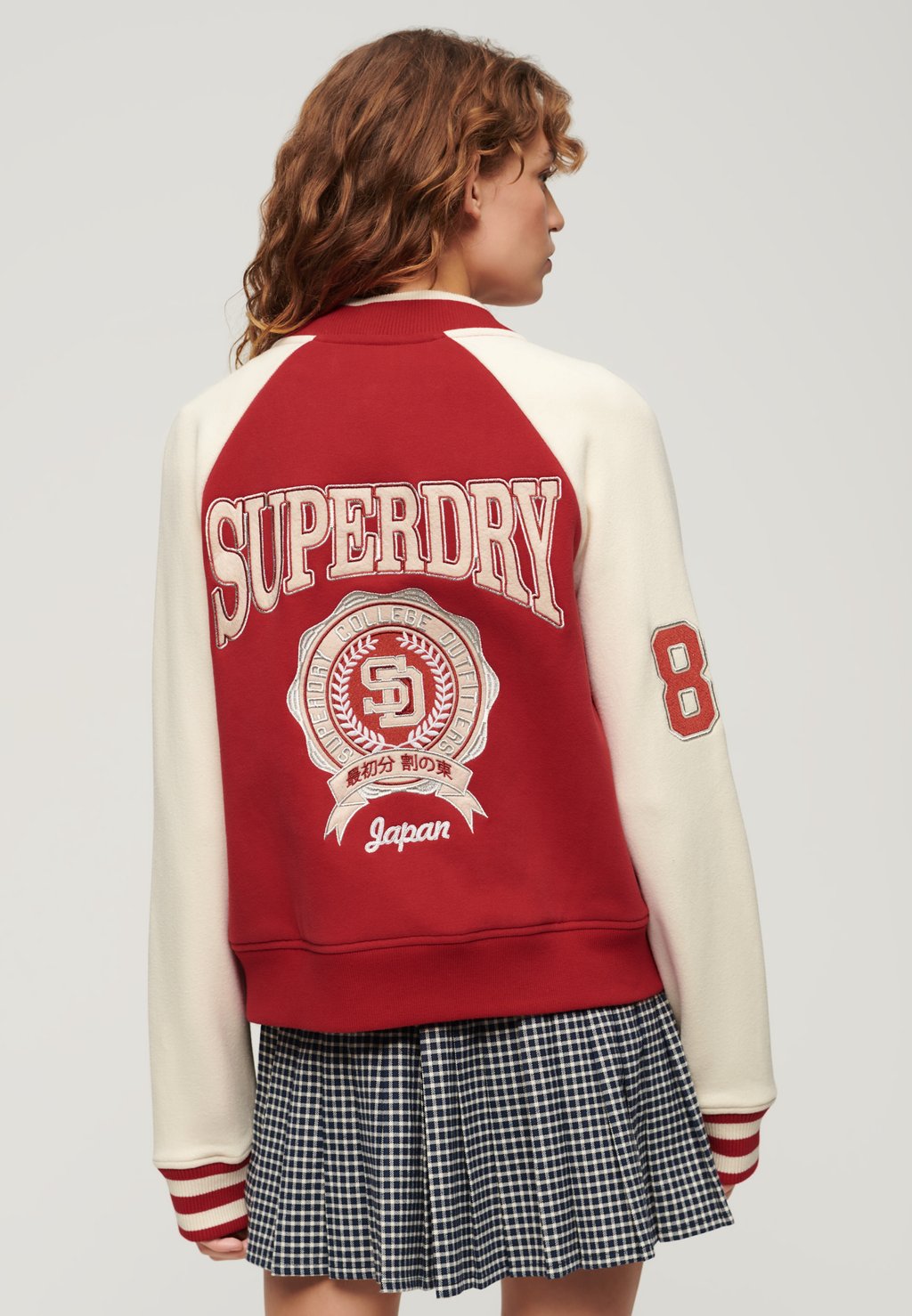 

Куртки-бомберы COLLEGE GRAPHIC Superdry, красный