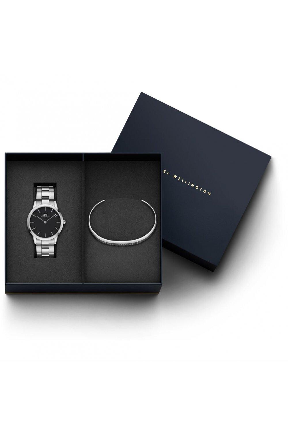

Классические аналоговые часы из нержавеющей стали Iconic Link — Dw00500873 Daniel Wellington, черный