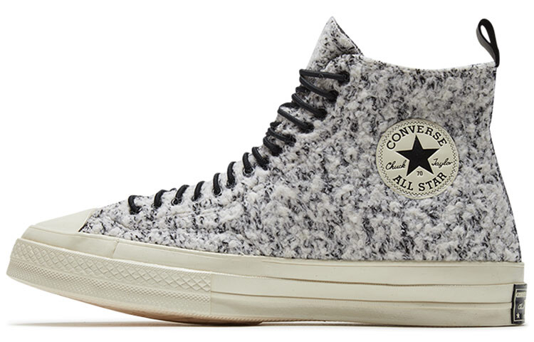 

Туфли Converse Boucle Wool Chuck 1970-х годов, парусиновая обувь унисекс Белый/Черный/Цапля/Серый