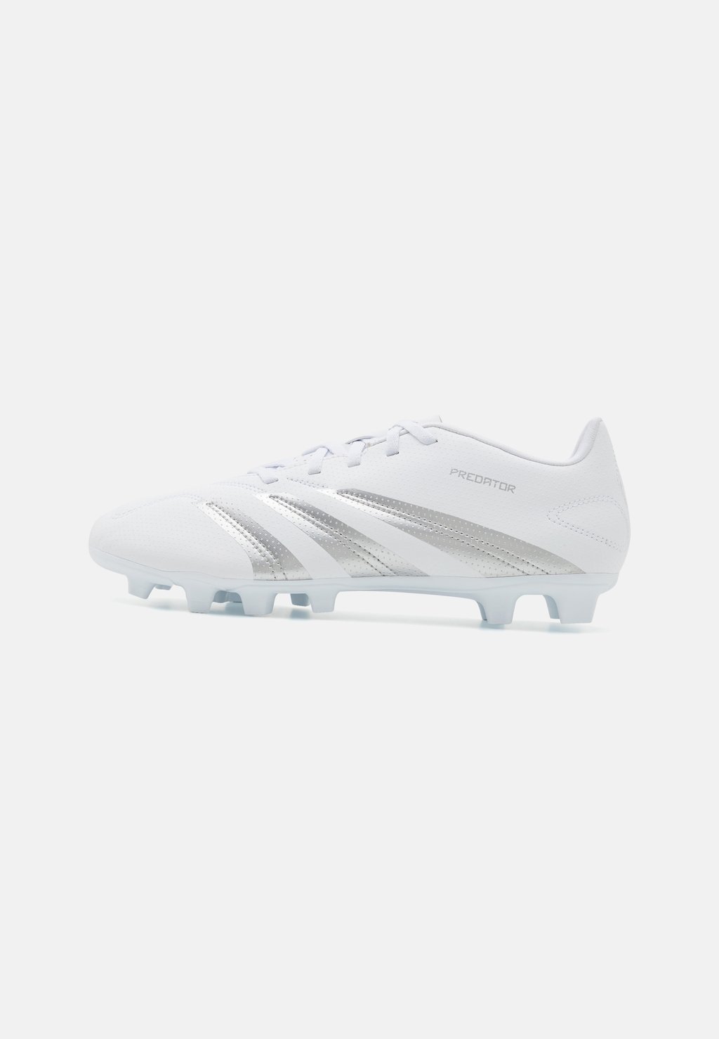 Футбольные бутсы с шипами PREDATOR CLUB FXG adidas Performance, цвет footwear white/silver metallic