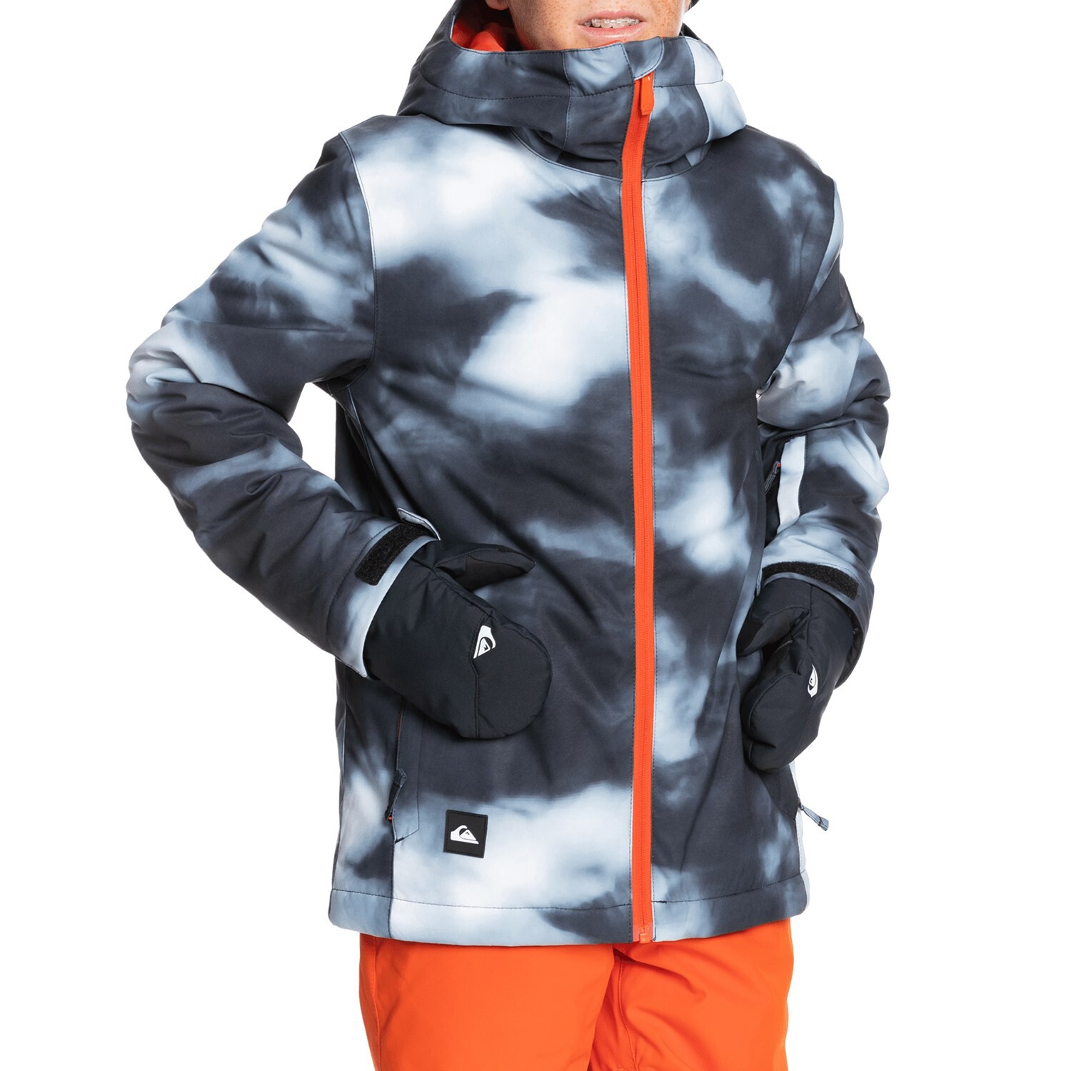 

Утепленная куртка Quiksilver Mission Print, черный