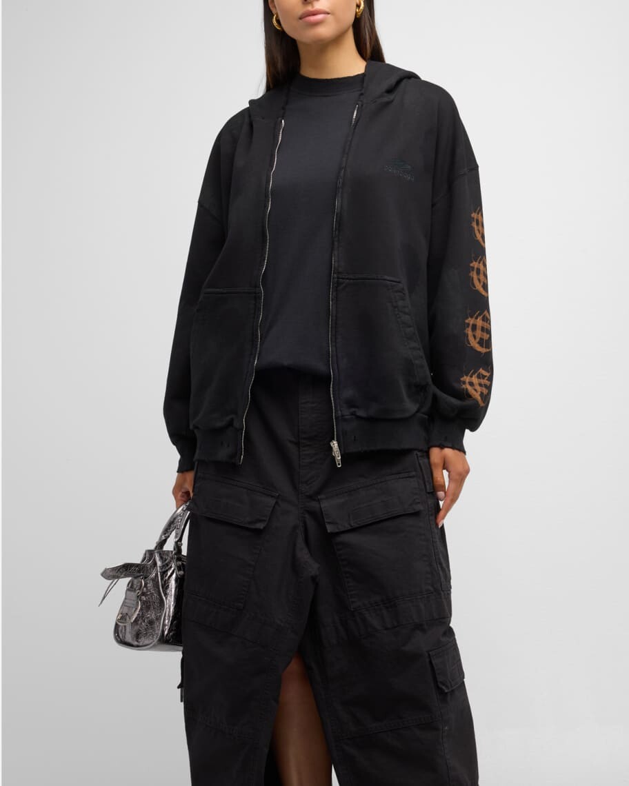 

Толстовка Heavy Metal на молнии, маленький размер Balenciaga