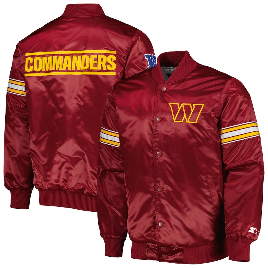 

Куртка Starter Washington Commanders, бордовый