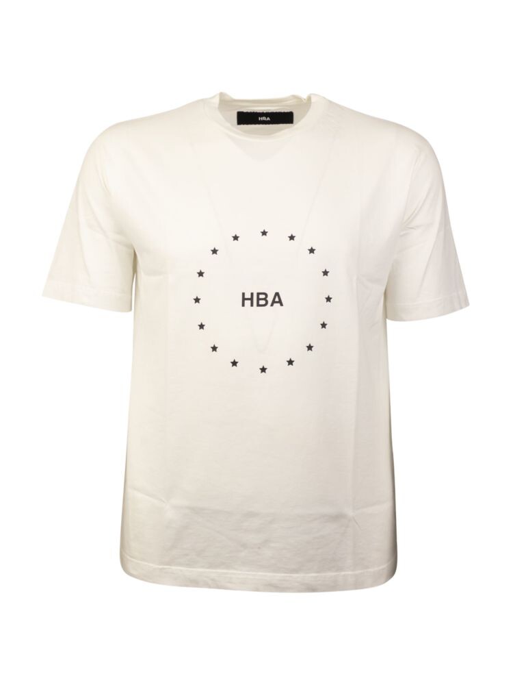 

Футболка с круглым вырезом и логотипом Hood By Air, белый
