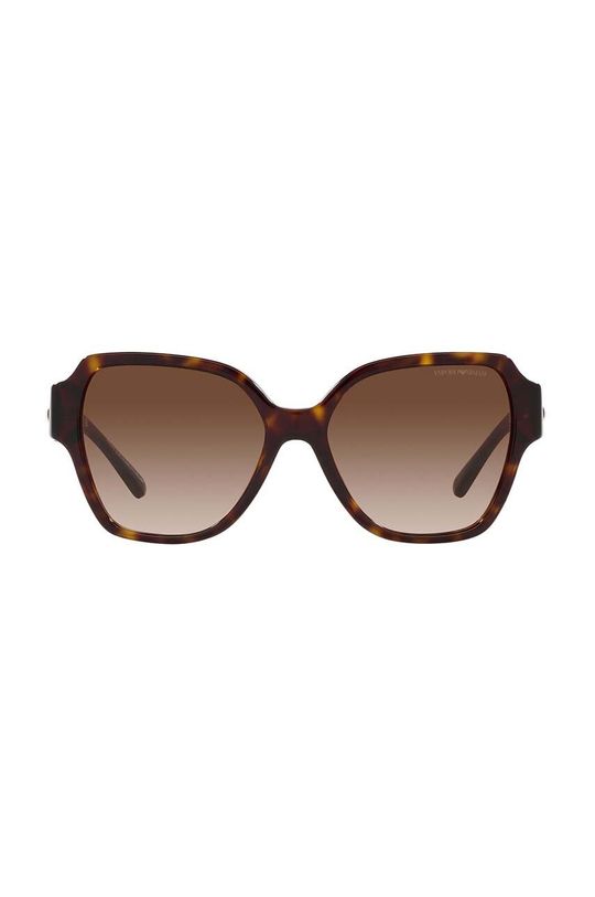 Солнцезащитные очки Emporio Armani, коричневый