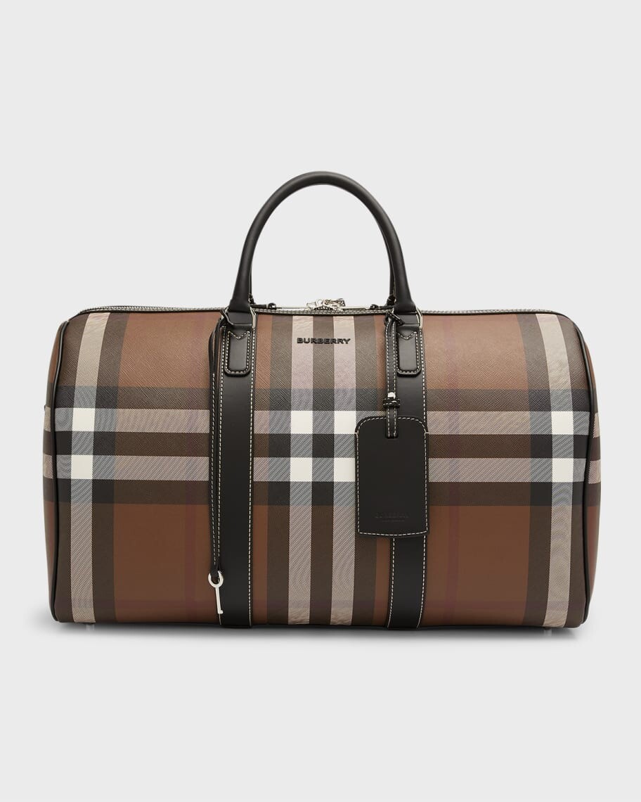 

Мужская спортивная сумка в крупную клетку Burberry