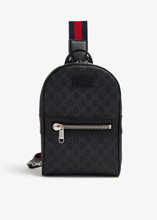 Сумка кросс-боди Gucci GG Supreme, черный сумка кросс боди gucci gg supreme черный