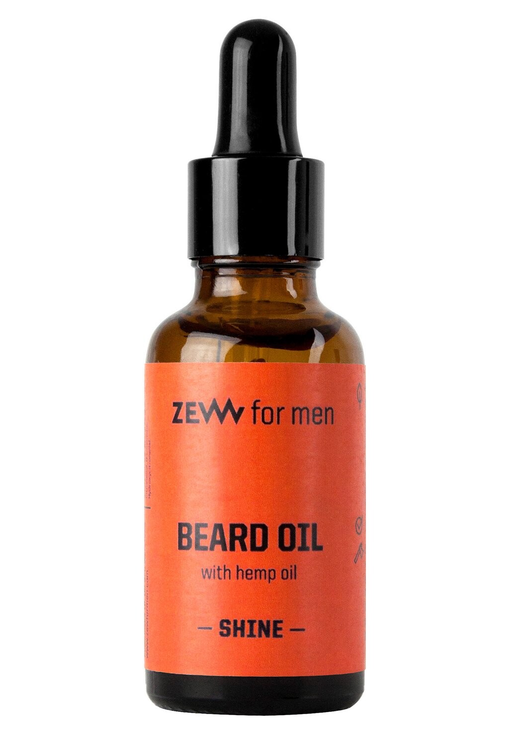 

Уход за бородой SHINE BEARD OIL WITH HEMP OIL Zew for Men