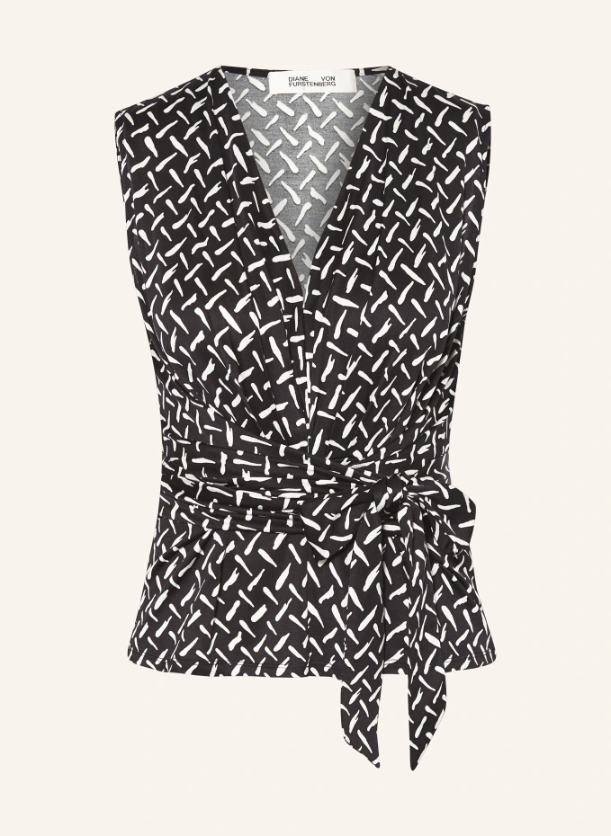 diane von furstenberg косметичка Топ rachael Diane Von Furstenberg, черный