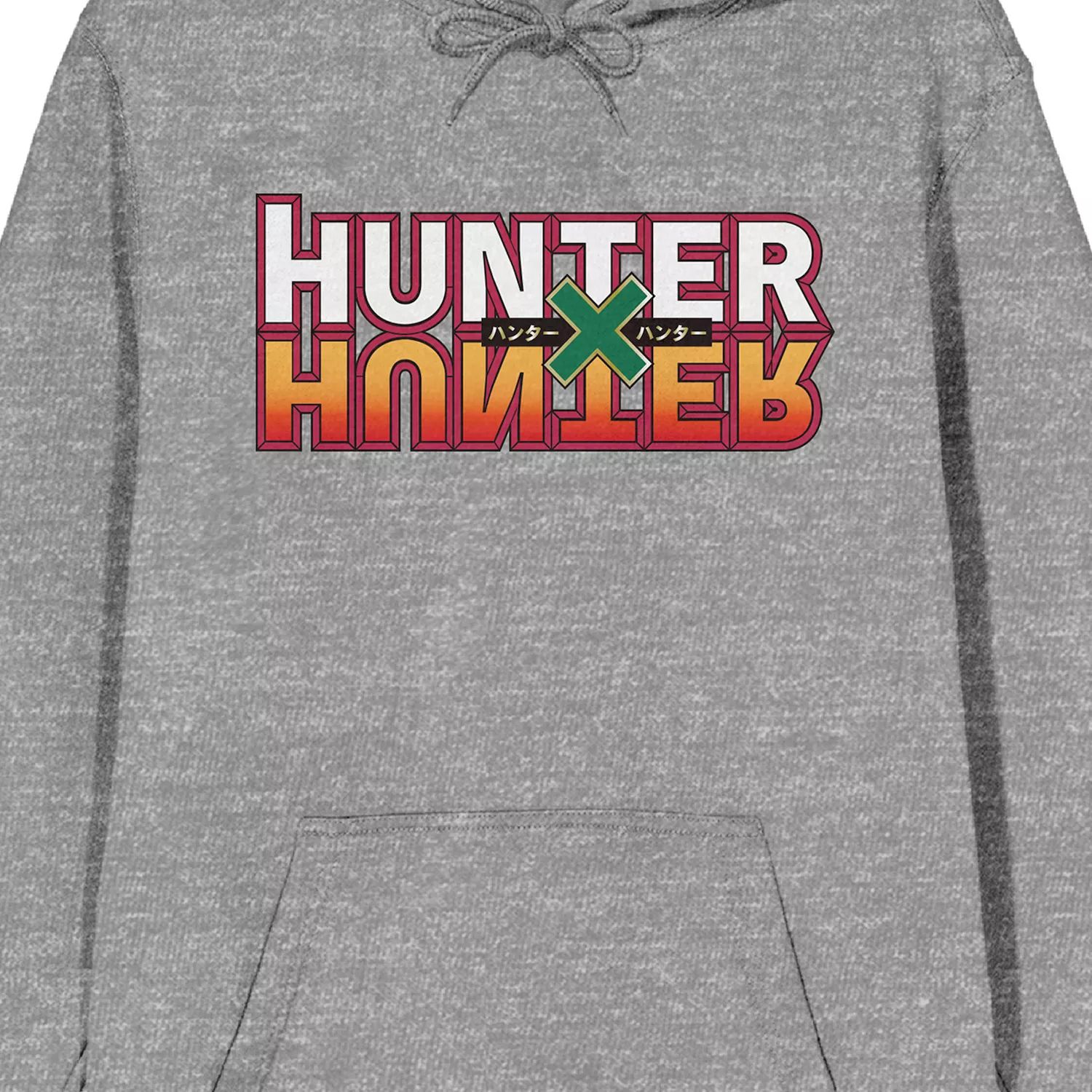 Мужская толстовка с логотипом Hunter X Hunter Licensed Character толстовка мужская оверсайз с капюшоном винтажная повседневная уличная одежда с принтом японского аниме hunter x hunter hisoka свитшот в стиле манга