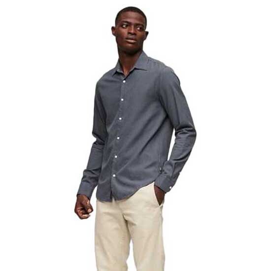 

Рубашка Superdry Cotton Smart, синий