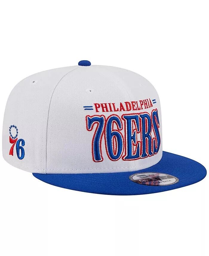 

Мужская белая кепка Philadelphia 76ers Team Stack 9FIFTY Snapback New Era, белый