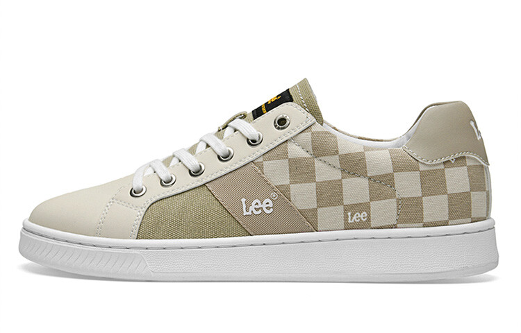

Кеды мужские, обувь для скейтбординга низкая Lee, цвет Raw White