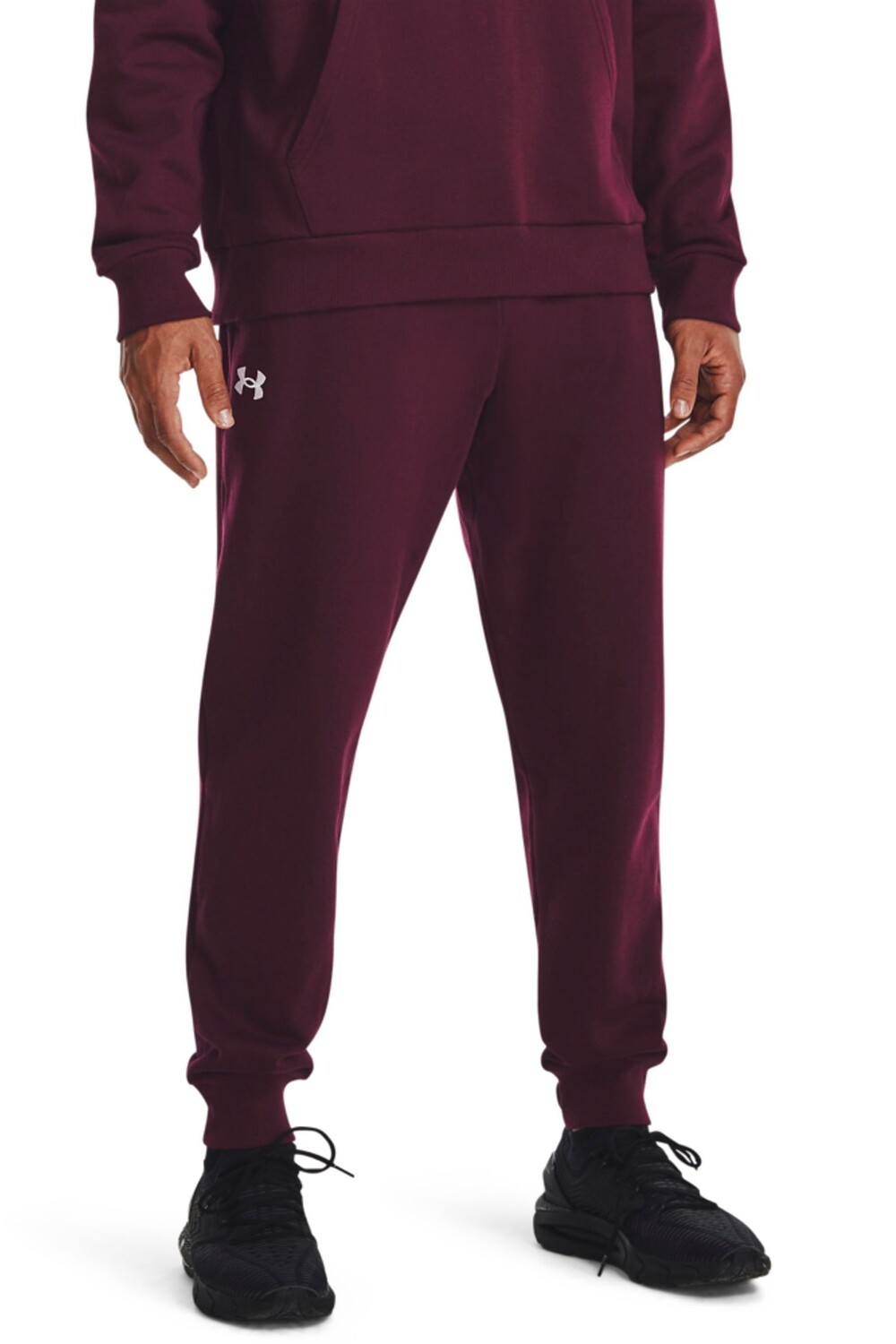 

Красные флисовые спортивные штаны Rival Under Armour, красный