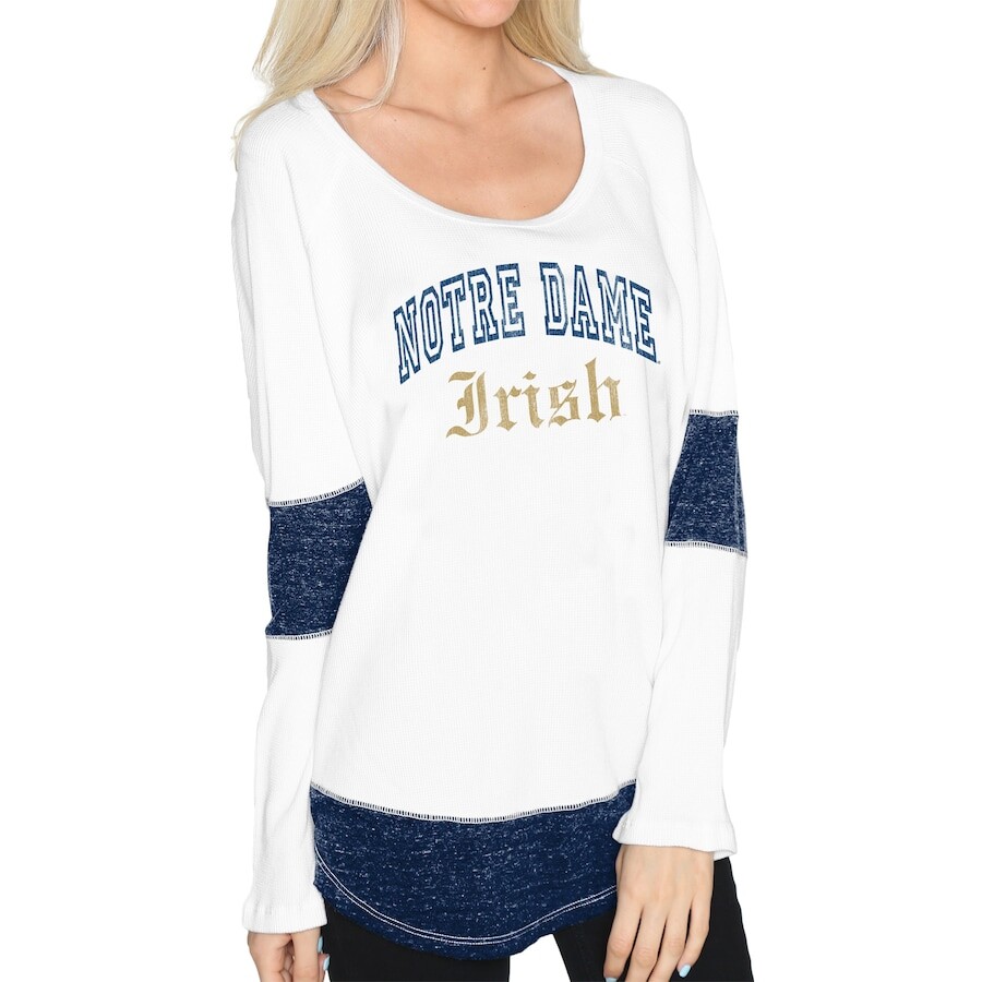 

Футболка с длинным рукавом Original Retro Brand Notre Dame Fighting Irish, белый