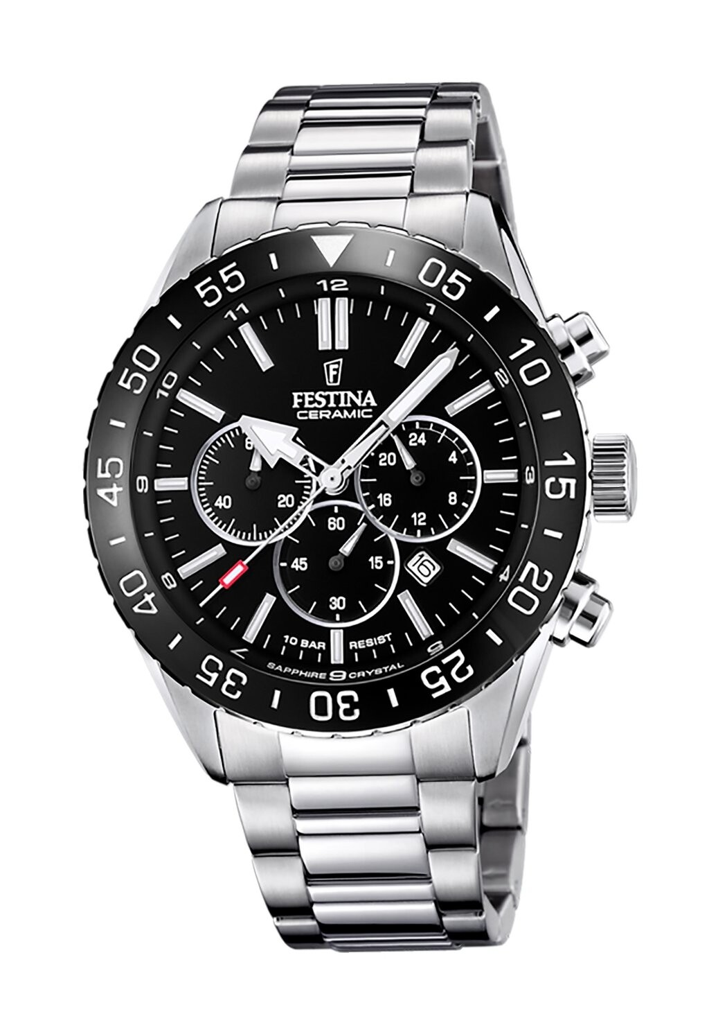 

Хронограф KERAMIK KOLLEKTION Festina, цвет silberfarben