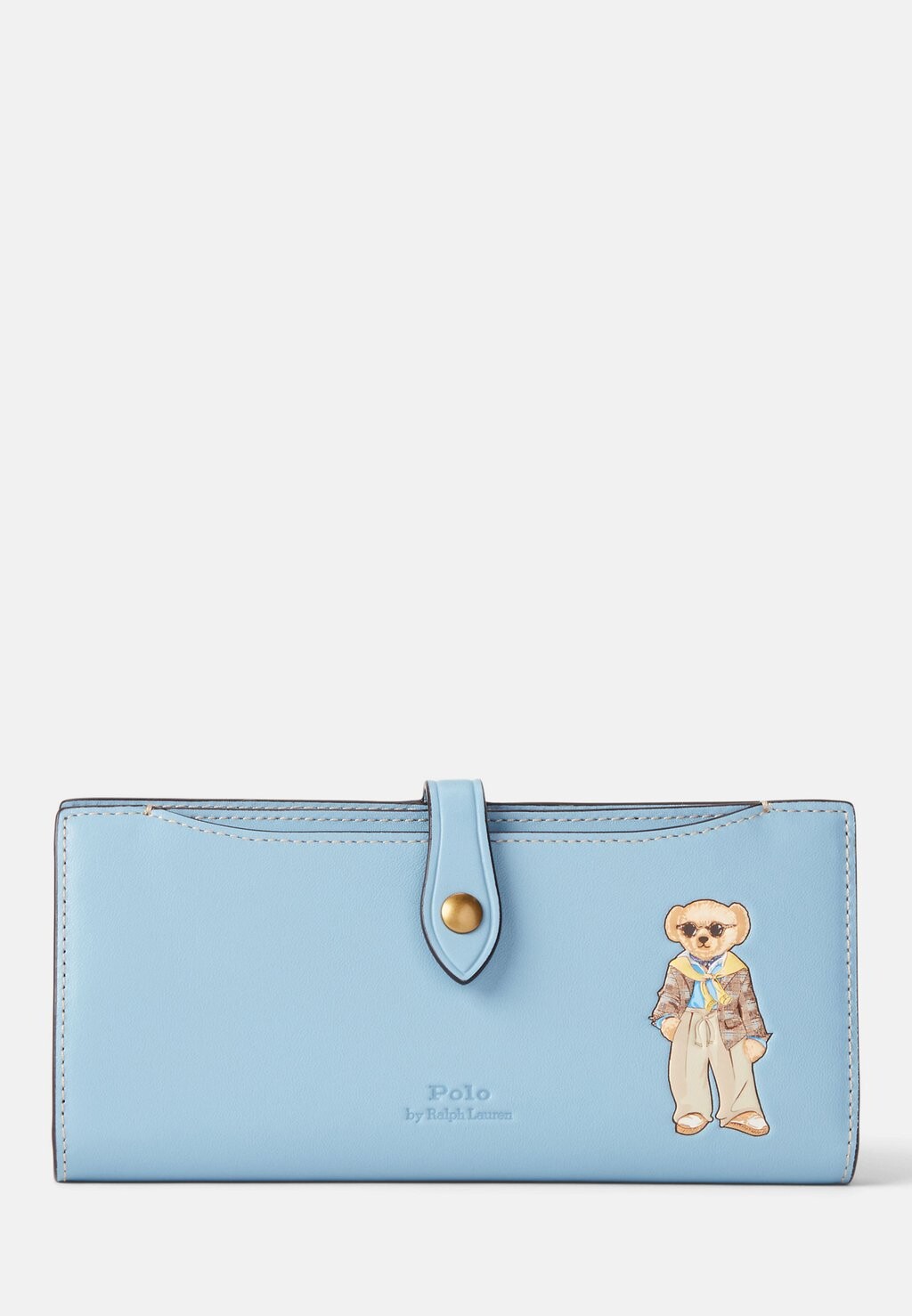 

Кошелек Wallet Small Polo Ralph Lauren, цвет sky blue