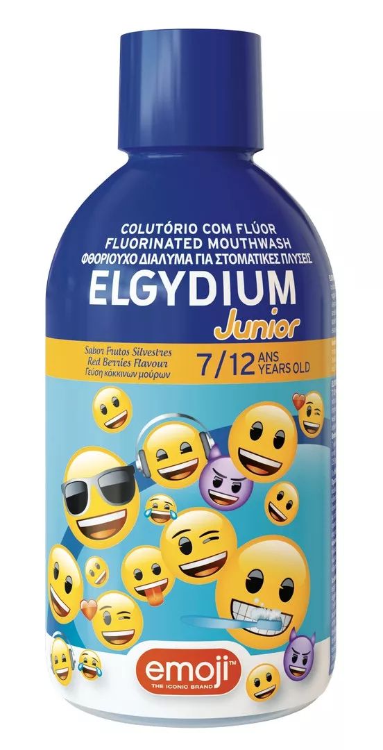 Elgydium Emoji Junior жидкость для полоскания рта для детей, 500 ml