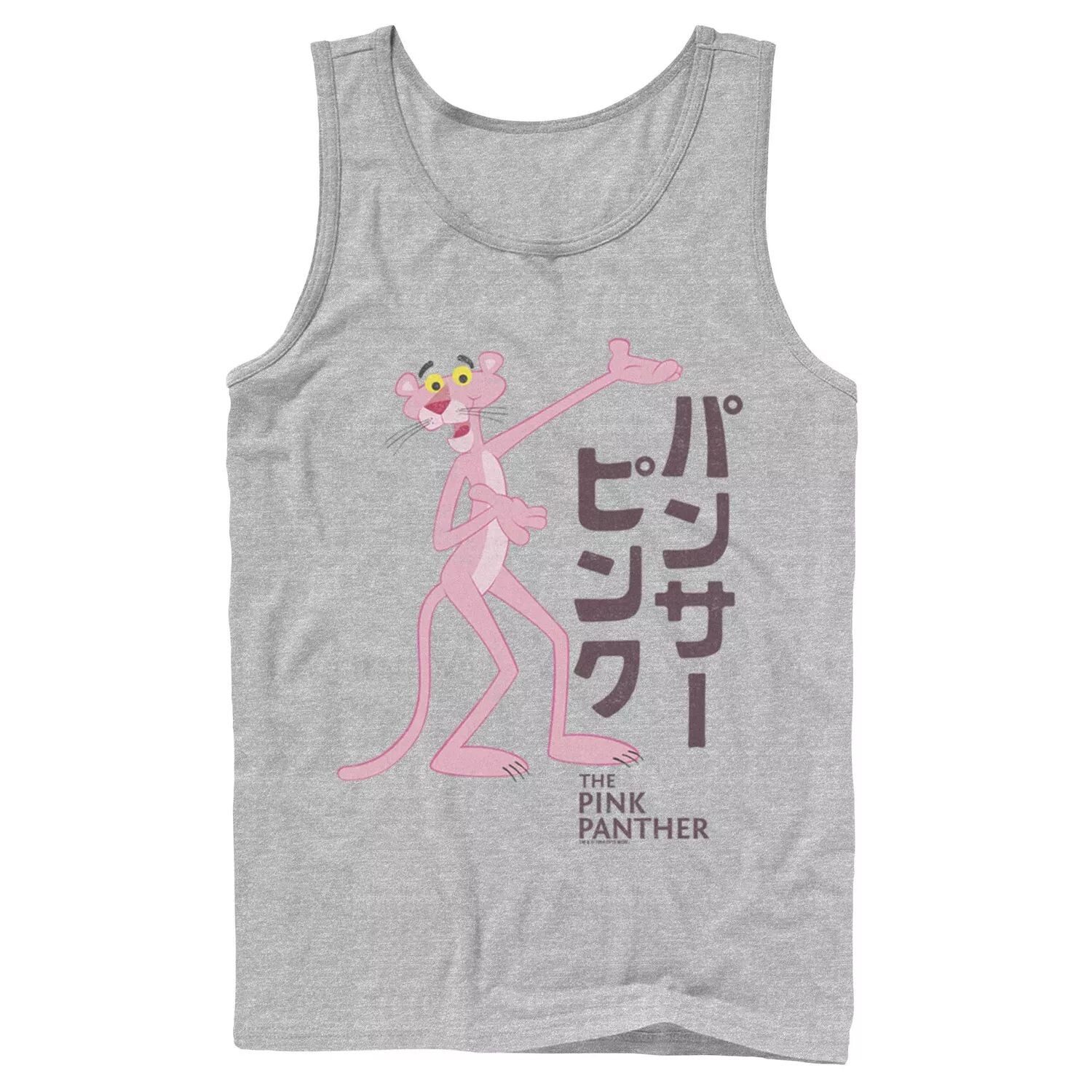 

Мужская майка с логотипом Pink Panther Kanji Portrait Licensed Character