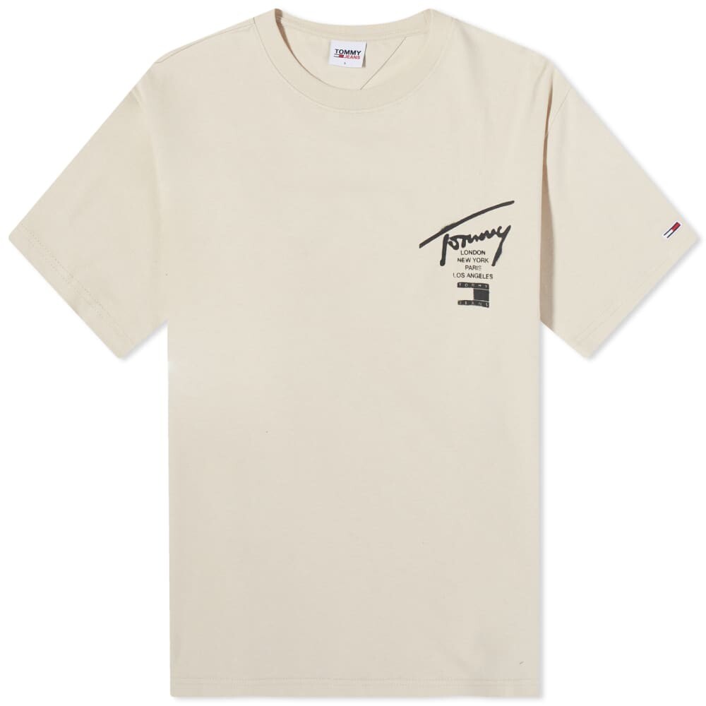 

Классическая футболка с рисунком Tommy Jeans, мультиколор