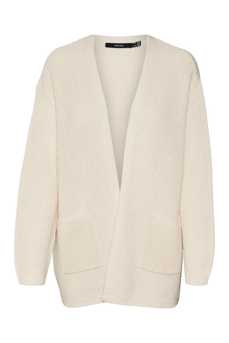 

Длинный женский кардиган больших размеров Vero Moda Curve, серый