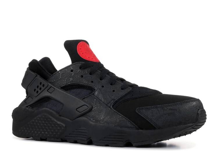 Black and shop floral huaraches