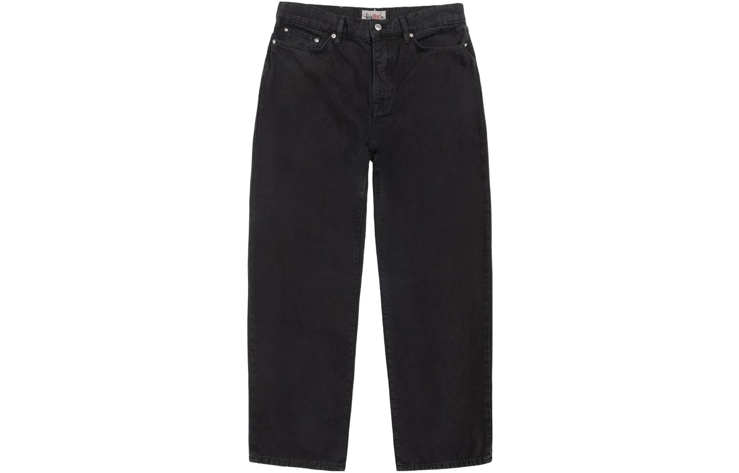 

Большие старые потертые холщовые джинсы Stussy, красный