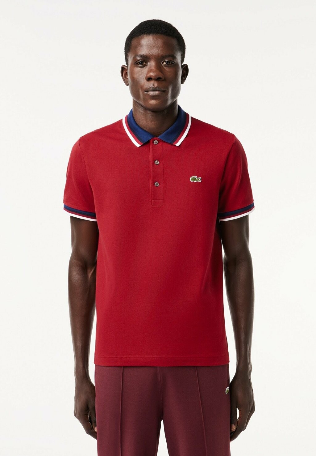 

Рубашка поло Lacoste, бордовый