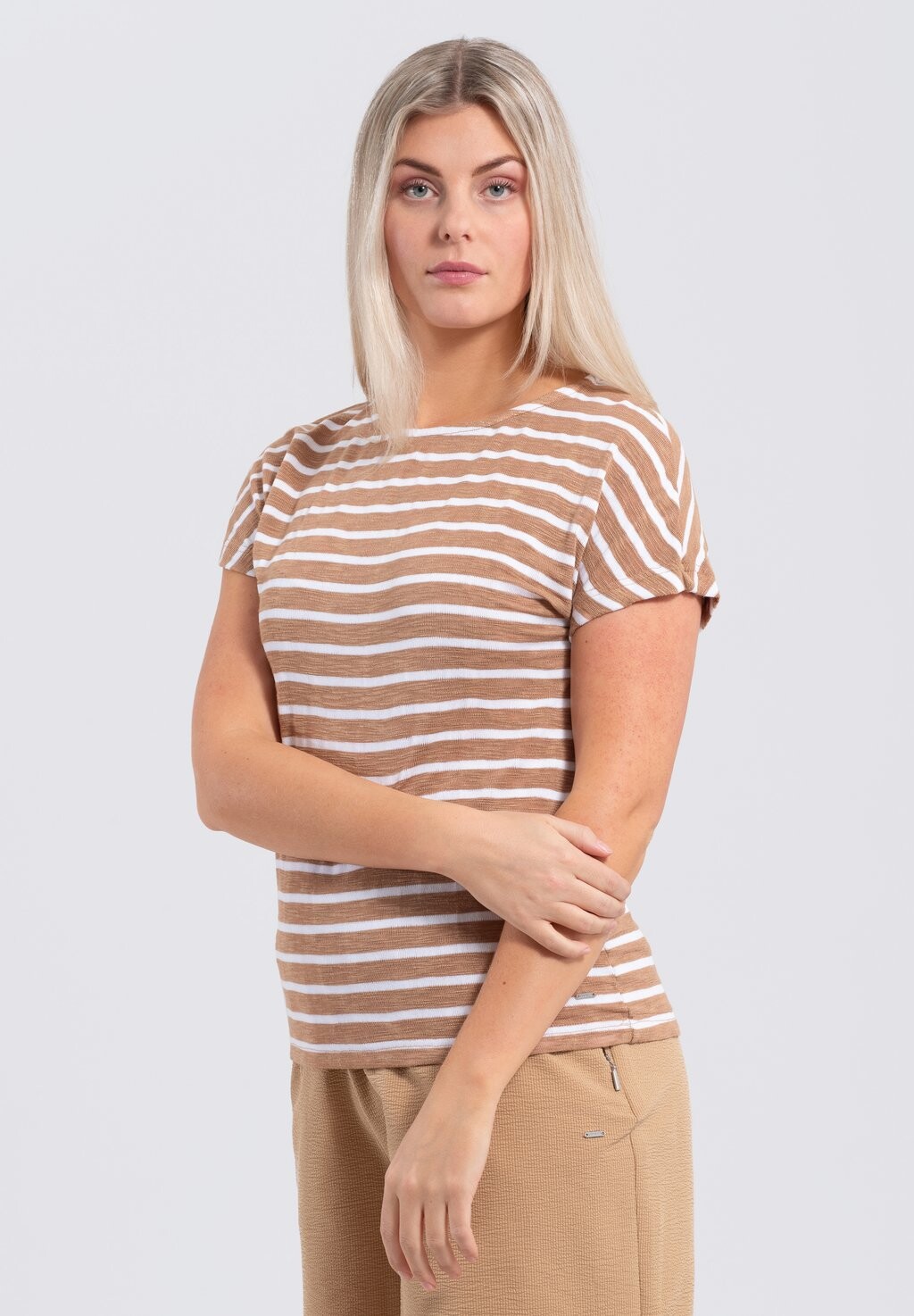 

Футболка с принтом HAGALUND Luhta, цвет beige