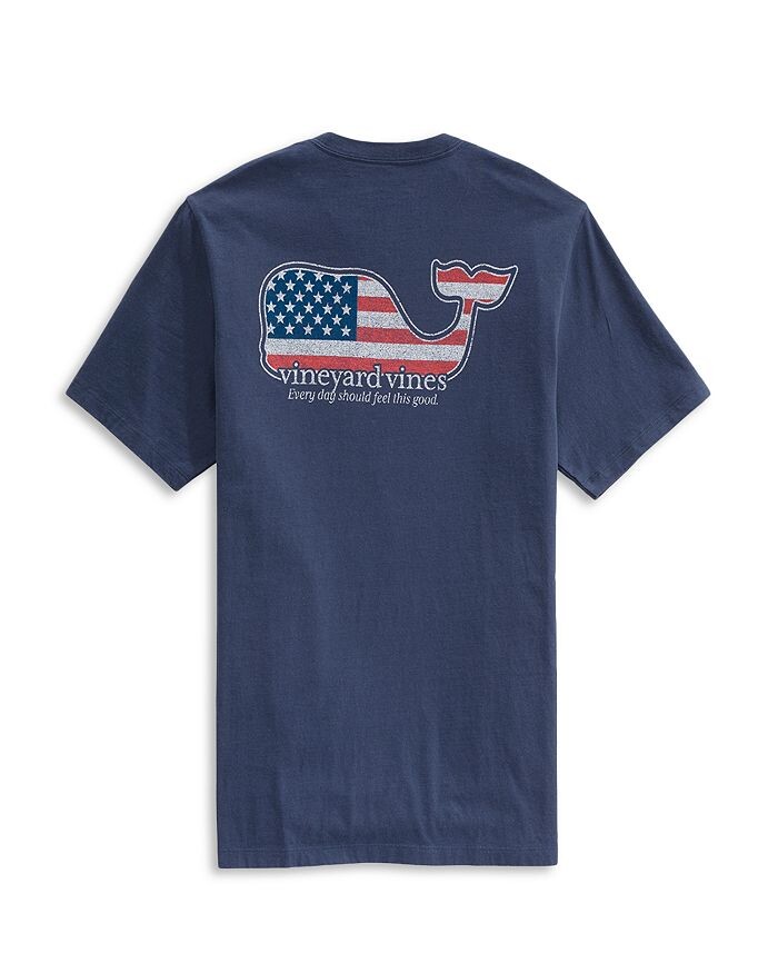

Футболка с короткими рукавами Americana Whale Pocket Vineyard Vines